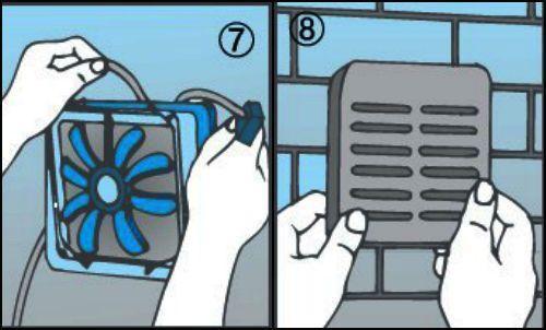 Fissaggio valvola di aerazione